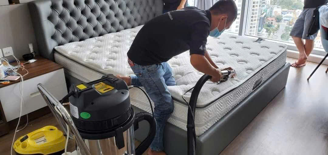 Quy trình giặt topper bài bản tại 2S