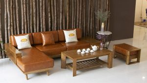 Cách vệ sinh sofa gỗ
